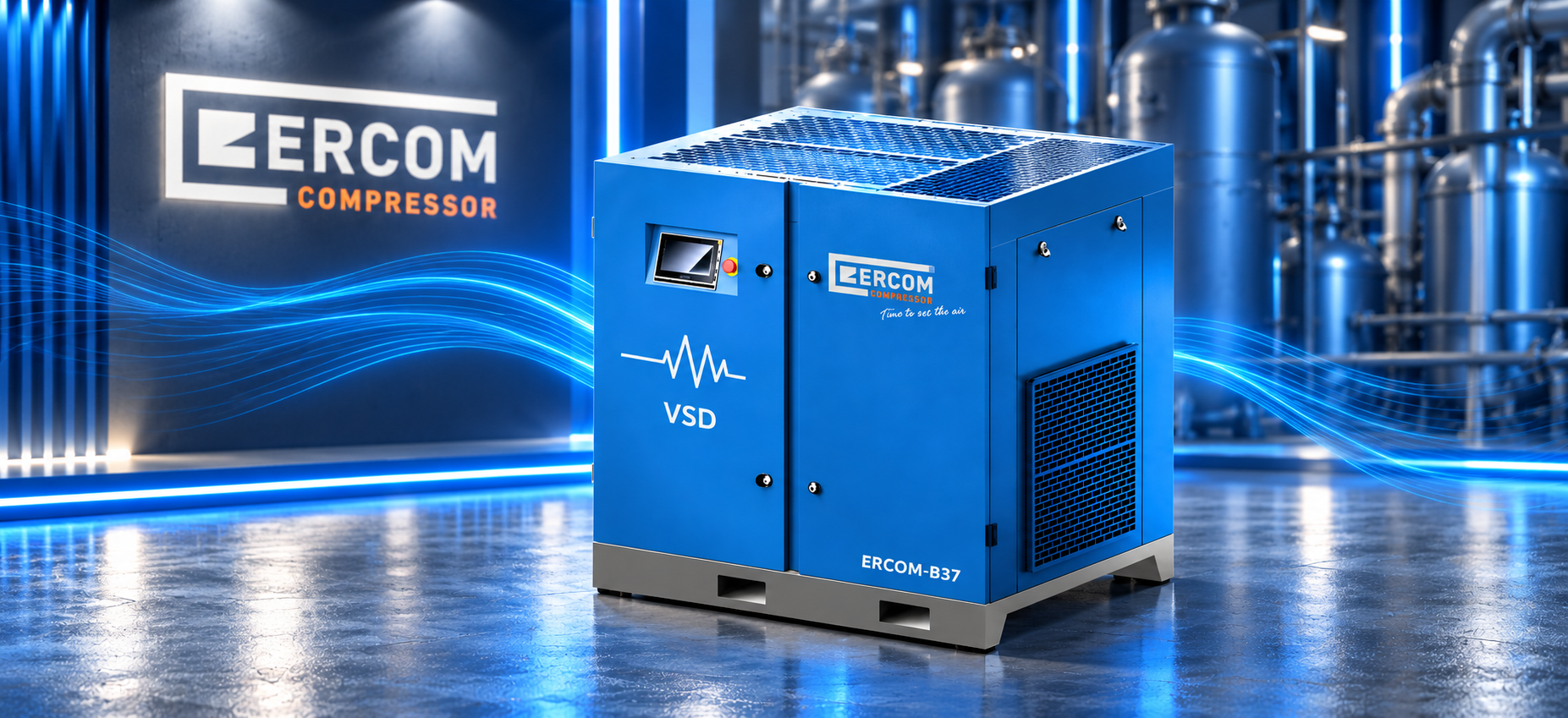 Two-Stage Rotary Screw Compressors: Superior Energy Efficiency at High Pressure